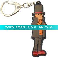 Promotion Soft PVC key ring