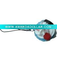 Wholesale plastic toy gifts for phone decoration ,key chains