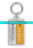 Wholesale Thermometer Acrylic Keychain