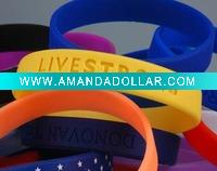 Wholesale silicon bracelet wristband
