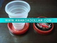 Wholesale Yellow Foldabe cup