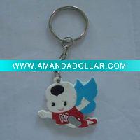 Novelty soft pvc keychains
