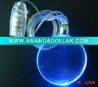 plastic LED flashing necklace