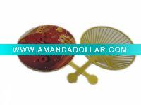 Wholesale A long handle plastic ad fan