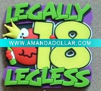 Wholesale soft rubber pvc magnet sticker