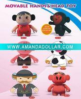 Wholesale movable hands and head toys