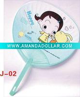 Wholesale PP advertising handle fan