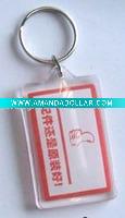 Wholesale Card Brand Acrylic Keychain