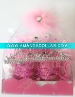 Wholesale Flower Hair Accessories In PVC Box