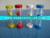 Sand timer with sucker