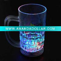 Wholesale blinking led mug,flashing cup,promotional gifts
