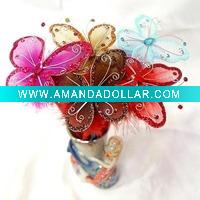 feather pen/butterfly pen----new