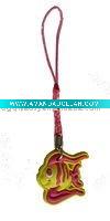 2011 newest PVC fashion mobile phone cute hanging accessories light chain
