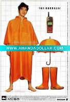 Wholesale out door pvc rain poncho