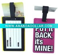 Soft PVC luggage Tags/custom soft pvc luggage tags