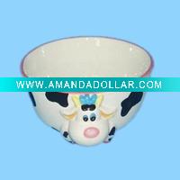 Wholesale cow ceramic bowl