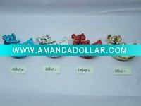 Wholesale electroplate decorative wax candle