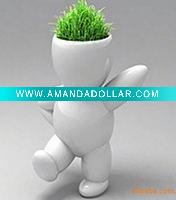 Wholesale grow grass head toy/grass promotion gift/growing grass head toy