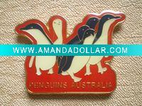 Metal fridge magnet