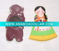 Wholesale 3D PVC Fridge Magnets