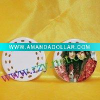 sublimation coated ceramic hanging ornaments