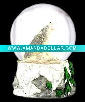 Wholesale Polyresin Animal water globe