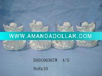 Resin angel with light holder home decoration