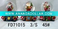 Wholesale water ball Santa for set of 3