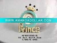polyresin Prince picture frame (baby shower gift)