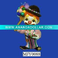Wholesale resin smiley clown