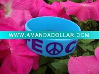 Wholesale Hot Sell Silicone Bracelet/fashion silicone bracelets/debossed/printed bracelets