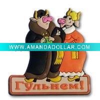 Wholesale PVC fashion fridge magnet