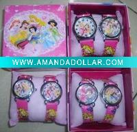 Wholesale princess quartz kids watch