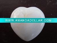 Wholesale SEMI-PRECIOUS STONE white marbl HEART
