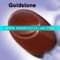 Wholesale SEMI-PRECIOUS GOLD STONE Worry STONE