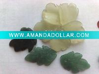 Wholesale jade flower piece jade crafts jade arts