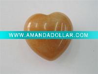 Wholesale aventurine heart,gemston heart,semi percious stone,gemston