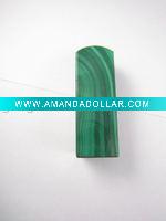 Wholesale Natural Semi Precious Malachite Stone Stamp Craft