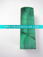 Wholesale Natural Semi Precious Malachite Stone Seal Craft