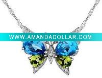 Wholesale diamond necklace,zircon stone, necklace holder,necklace pendant(ZCNB-1021)