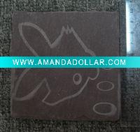 Wholesale square shape raw slate coaster / stone coaster / slate coaster