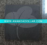 square shape raw slate coaster / stone coaster / slate coaster