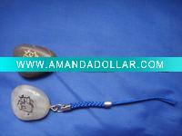 Wholesale Engraved stone key ring with picture image