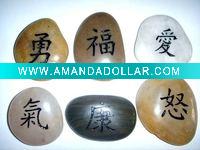 Wholesale Engraved stones word stones