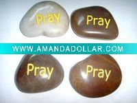 Wholesale Engraved stones word stones