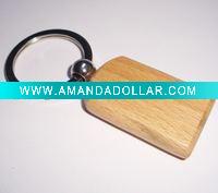 Wholesale promotional wooden keychain