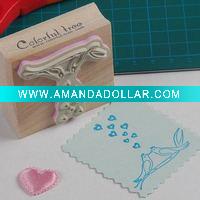 Wholesale love Wooden stamp