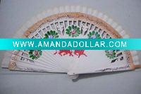 Wood Hand held fan