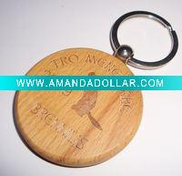 Wholesale promotional wooden keychain