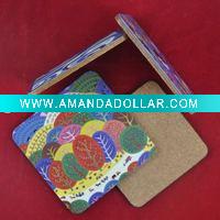 Wholesale (factory)promotional gifts square tableware coaster